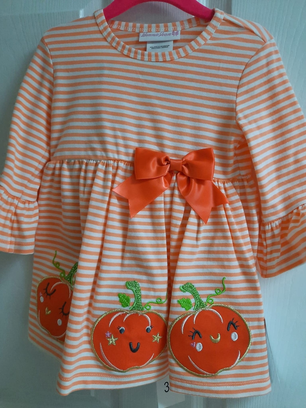 Bonnie Jean Fall Outfit Pumpkins Top N Leggins
